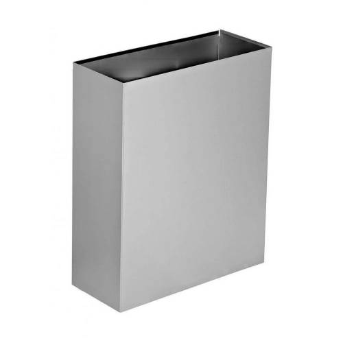 Falra szerelhető rozsdamentes szemetes 23 literes 15,5x35x43,5 cm