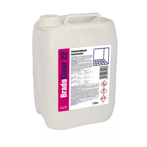 Bradoclear 22 aldehidmentes felületfertőtlenítő koncentrátum 5 l