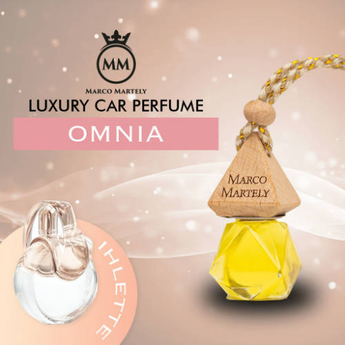 Marco Martely fakupakos autóillatosító parfüm OMNIA - unisex illat 7 ml