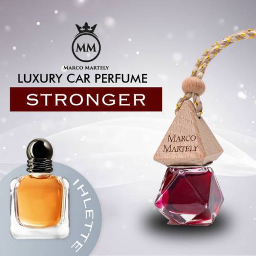 Marco Martely fakupakos autóillatosító parfüm STRONGER - férfi illat 7 ml