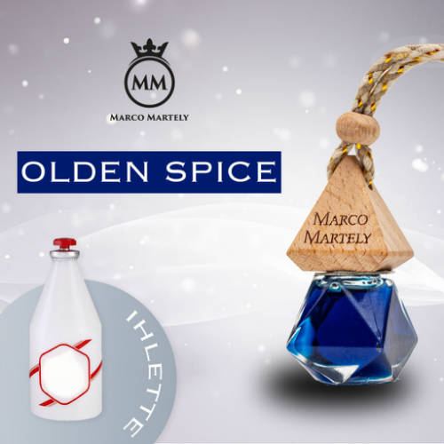 Marco Martely fakupakos autóillatosító parfüm OLDEN SPICE - férfi illat 7 ml