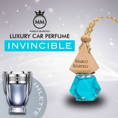 Marco Martely fakupakos autóillatosító parfüm INVINCIBLE - férfi illat 7 ml