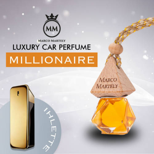 Marco Martely fakupakos autóillatosító parfüm MILLIONAIRE - férfi illat 7 ml