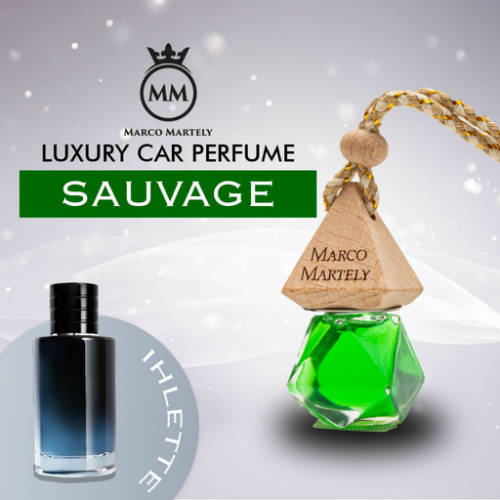 Marco Martely fakupakos autóillatosító parfüm SAUVAGE - férfi illat 7 ml