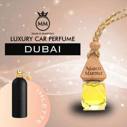 Marco Martely fakupakos autóillatosító parfüm DUBAI - unisex illat 7 ml
