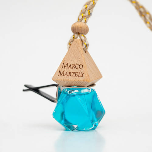 Marco Martely fakupakos autóillatosító parfüm VERBENA & LIMONE - natúr illat 7 ml