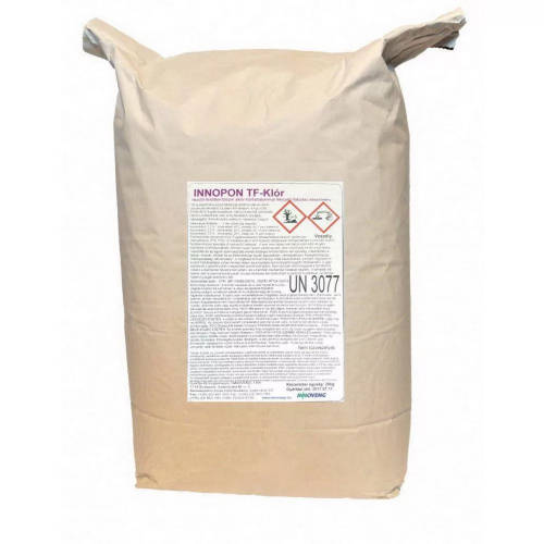 Innopon TF Klór-M por alakú fertőtlenítő hatású mosogatószer 20 kg