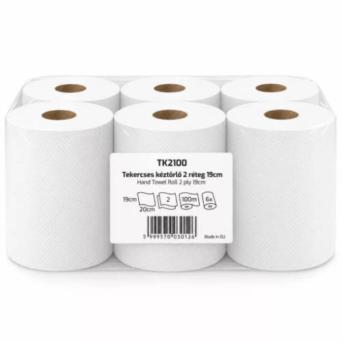 Alpha Maxi tekercses kéztörlő 2 rétegű cellulóz 6x100 méter/karton